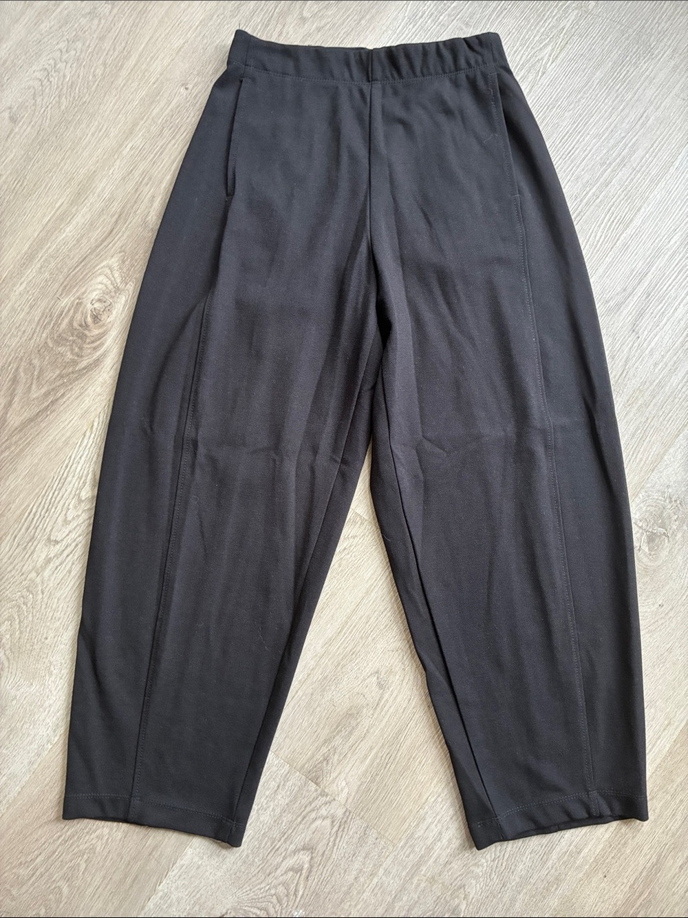 Max Studio Black Wide Leg Pull On Pants